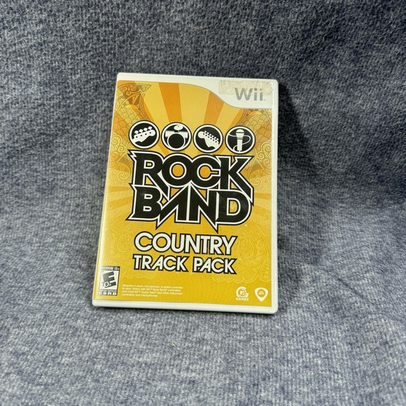 Rock Band: Country Track Pack Game (Nintendo Wii, 2009) Complete In Box - Picture 1 of 3